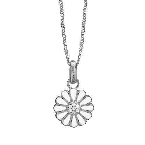 Image of 16 mm Marguerite 925 sterling sølv Christina sølv halskæder smykke fra Christina Collect